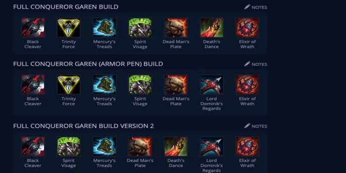 Cách chơi LOL: Build Top lane Tổng quan Liên Minh Huyền Thoại: Garen