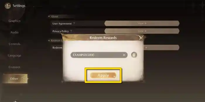Cách nhập Giftcode game Infinity Nikki