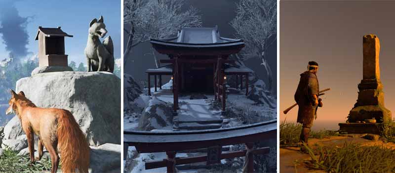 kham pha trong game ghost of tsushima