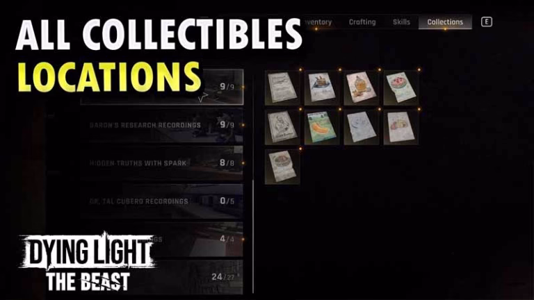 Khám Phá Bí Ẩn Trong Dying Light The Beast Collectibles, Blueprints & Nhiệm Vụ Ẩn