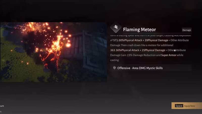 Flaming Meteor (Lưu Tinh Trụy Hỏa)
