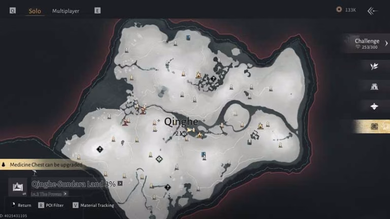 Map qinghe