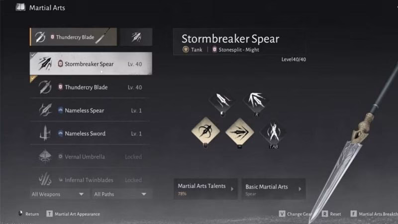 Hướng dẫn Build Stormbreaker Spear