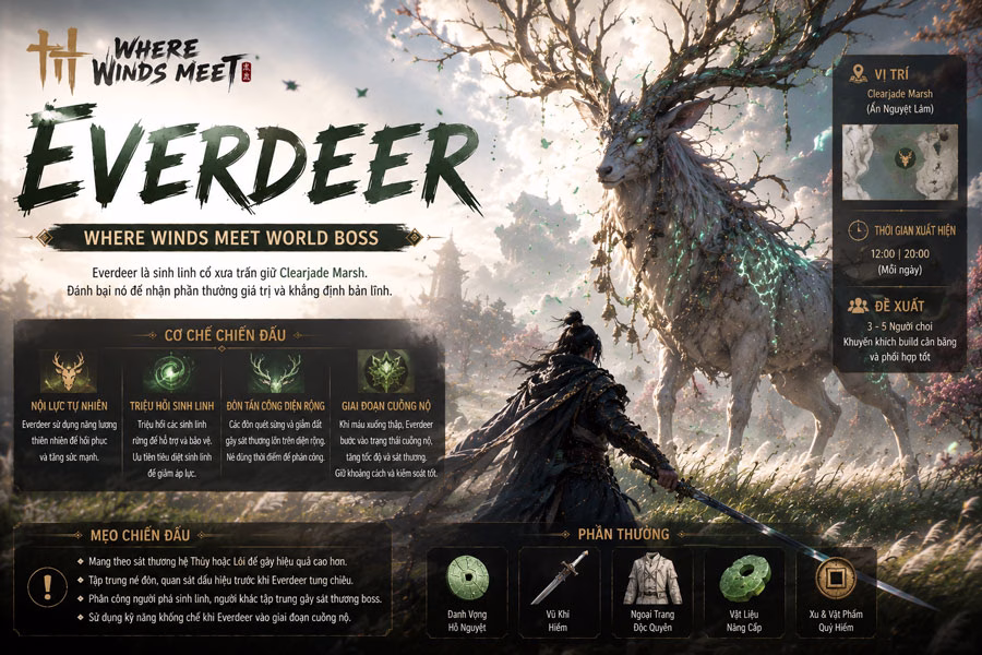 Everdeer - Where Winds Meet World Boss