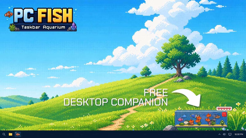 PC FISH: Taskbar Aquarium