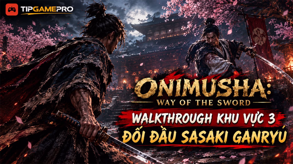 Onimusha: Way of the Sword — Walkthrough Khu Vực 3: Đối Đầu Sasaki Ganryu
