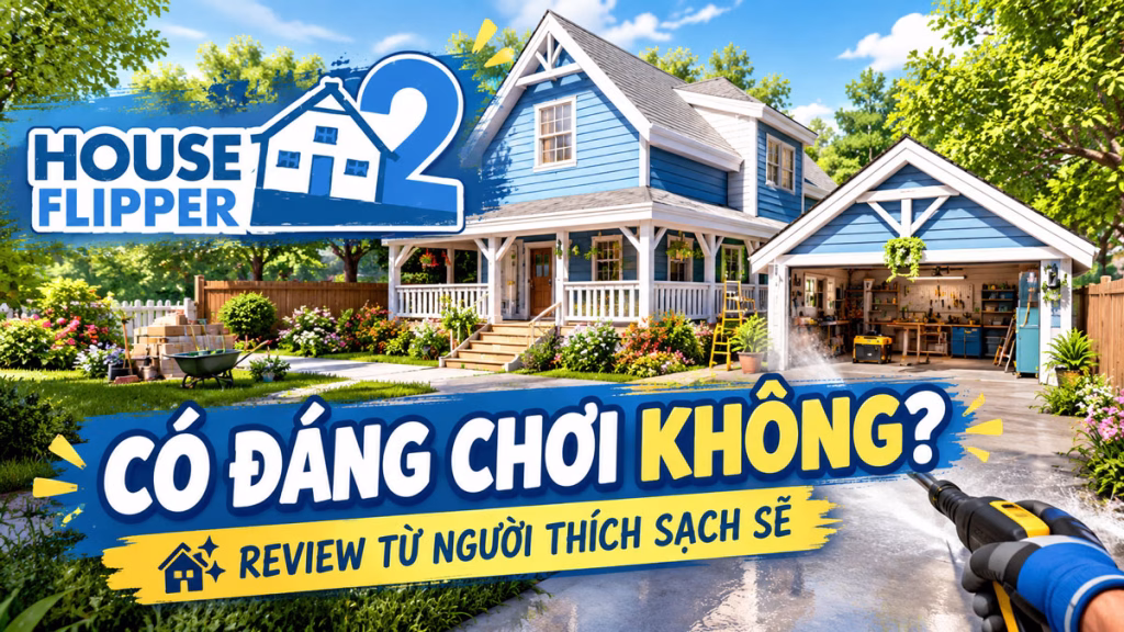 House Flipper 2 có đáng chơi không? Review từ người thích sạch sẽ